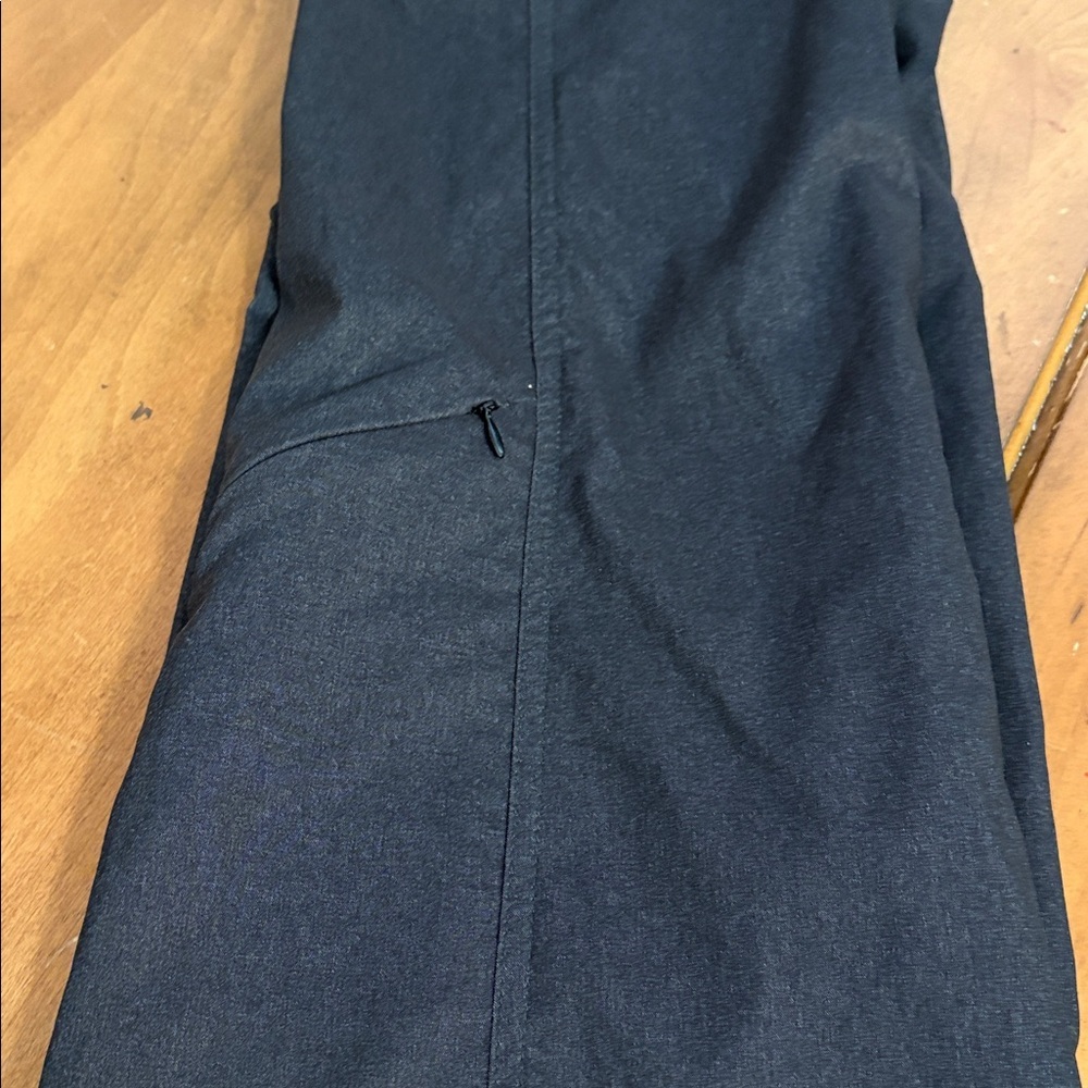 Athleta Nylon Blend Dark Gray Pants Size 12 - Picture 9 of 16